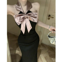 Socialite Backless Halter Bodycon Dress