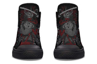 Fashion Printed Couple High Top Canvas Shoes