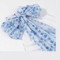 Resort Fairy Slim Fit Blue Printed Dress