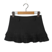 Women's Pleated Mini Skirt Stitching
