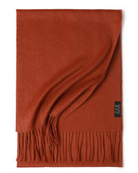 Water Ripple Pure Color Cashmere Warm Scarf