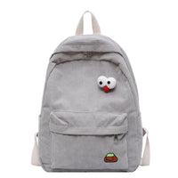 Students' Campus  High School Students' Corduroy Backpack