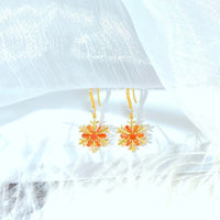 Pearl Bow Stud Earrings Women's High Sense