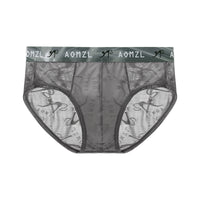 Men's Ice Silk Jacquard Briefs