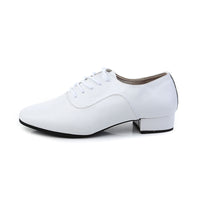 Men's Cowhide Modern Dancing Shoes Soft Bottom