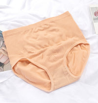 Seamless High Waist Honeycomb Design Graphene Panty