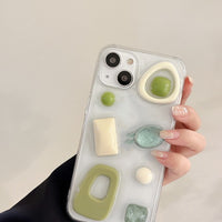 Original High-end Niche Avocado Green Phone Case