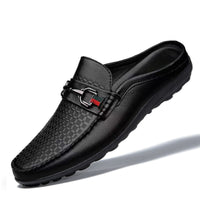 Men's Slip-on Loafer Shoes Large Size Leather Shoes