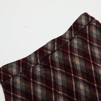 Women's New American Retro College Style Plaid Skirt