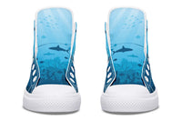 Printed Couple High-top Canvas Shoes