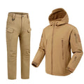 Soft Shell Shark Skin Windproof Waterproof Fleece-lined Camouflage Jacket For Men