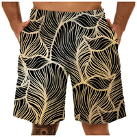 Men's Fashion Casual Print Sports Quick Dry Beach Pants