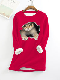 Autumn And Winter New Fleece-lined Thermal Bottoming Shirt Big Sale Printing