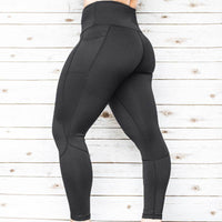 Women's High Waist Pure Color Leggings