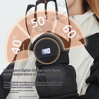 Women's Simple Thermal Gloves For Cold And Wind Protection, Suitable For Electric Bike Riding