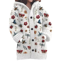 Halloween Animal 3D Printing Casual Design Sense Hooded Sweater Cloak Coat