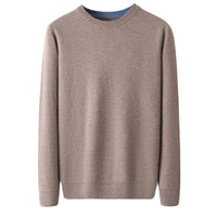 Men's Knitted Thickened Crewneck Versatile Sweater