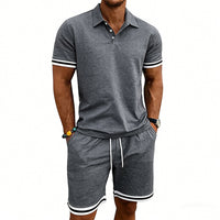 European American Sports And Leisure Lapel Short Sleeves