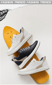 Fashion Men's Height Increasing Insole Casual Sneakers