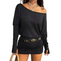 Fashionable Off-Shoulder Sheath Dress For Women