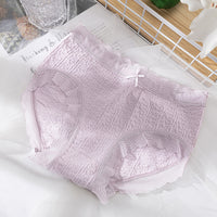 The New Japanese Little Fairy Lace Underwear Women's Pure Cotton Breathable Seamless