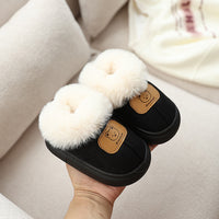 Bear Plush Cotton Shoes For Boys And Girls