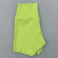 Lady's High Waist Peach Butt Lifting Sports Shorts