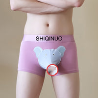 Men's Bullet Separation Modal Boxer Shorts Sexy