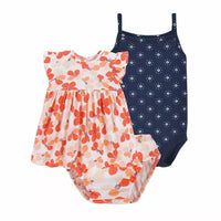 Baby Girl Short-sleeved Shorts T-shirt Three-piece Suit