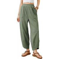 Trendy Cropped Pants For European And American Women