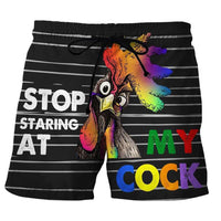 3D Digital Printing Creative Spoof Shorts