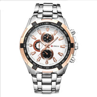 Men's Watch Business Steel Belt Quartz Watch