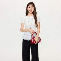 Women's Spring Designer Base Layer Slim-Fit Inner Top