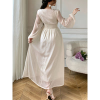 Fashionable And Elegant Long-sleeved Dress For Women