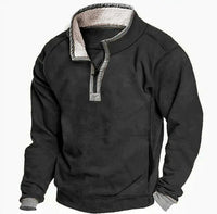 Outdoor Casual Multicolor Stand Collar Long Sleeve Sweater