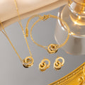 Fully Diamond-encrusted Titanium Steel Necklace For Women Light Luxury And Versatile