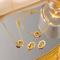 Fully Diamond-encrusted Titanium Steel Necklace For Women Light Luxury And Versatile