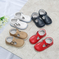 Children's English Style Small Leather Shoes