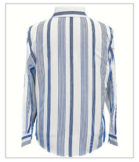 Casual Fashion Striped Long-sleeve Shirt