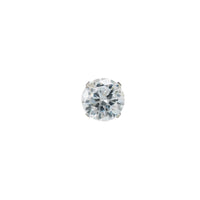 Four-claw Inlaid Zircon Ear Bone Stud Replacement Head
