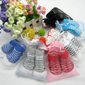 Baby Three-dimensional Socks And Newborn Non-slip Dot Rubber Shoes And Socks