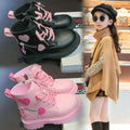 British Style Walking Show Boys' Short Boots With Cotton For Warmth