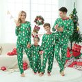 Christmas Loungewear Long Sleeve Printed Letter Pajama Set