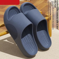 Men's Summer Slip-on Thick-soled Slippers For Outer Wear