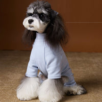 Schnauzer Bichon Comfortable Skin-friendly Keep Warm Pure Color Four-leg Bottoming Shirt