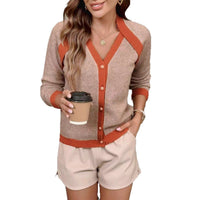 Women's Single-breasted Slimming Sweater Top