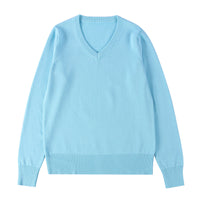 School-supplied Dark Gray Long-sleeve Knit Top