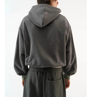 Simple And Stylish Color-blocked Camouflage Hoodie With A False Two-piece Design