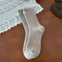Warm Japanese-style Wool Socks For Women