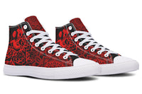 Printed Couple High-top Canvas Shoes